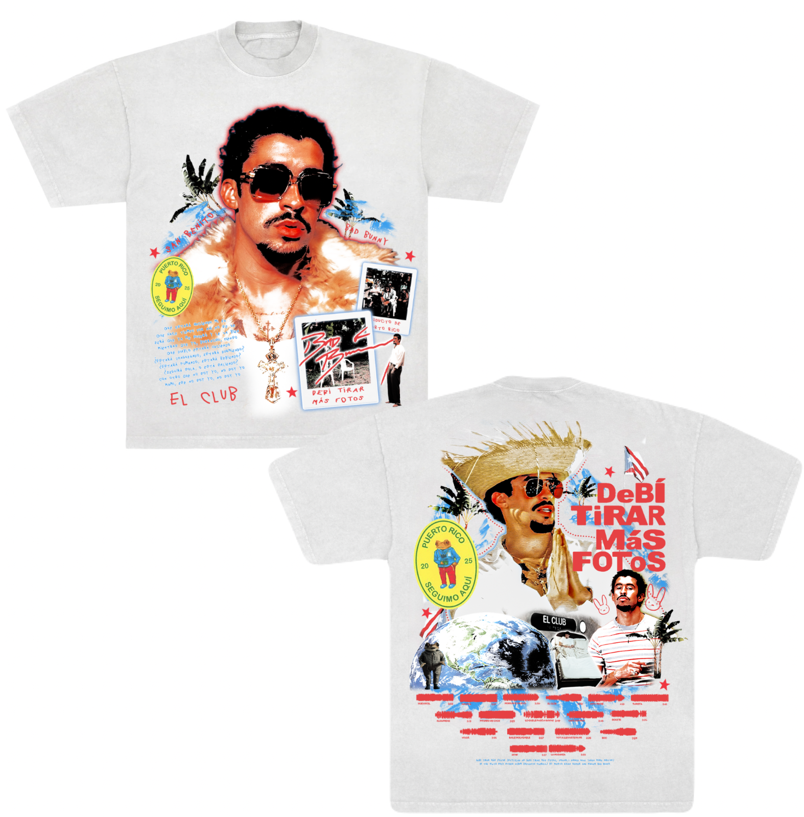 新品　BAD BUNNY Tシャツ 94 PUERTO RICO Lサイズ BAD BUNNY T-shirt – STYLTRAP