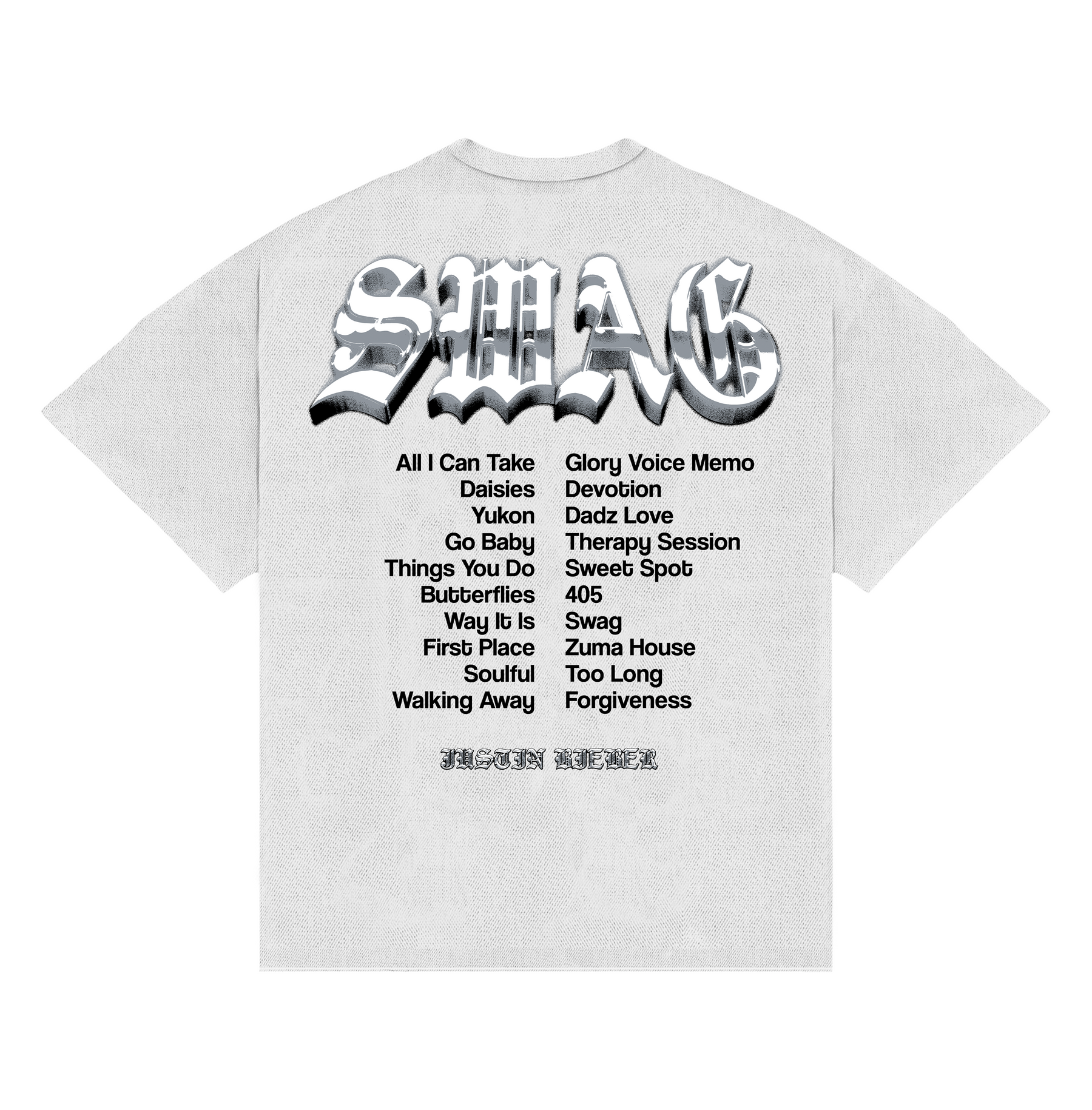 Justin Bieber “Swag” Boxy T-Shirt