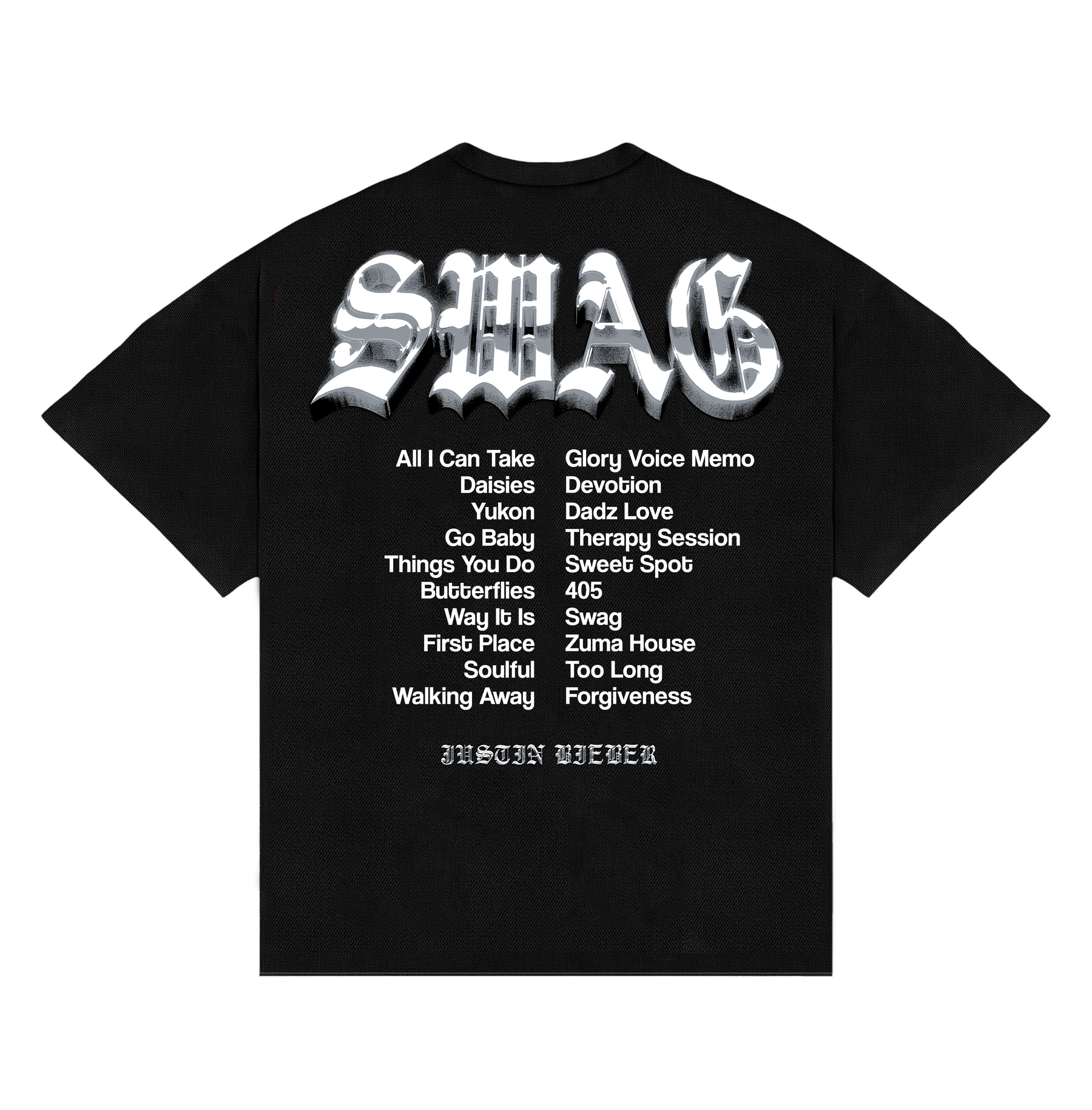 Justin Bieber “Swag” Boxy T-Shirt
