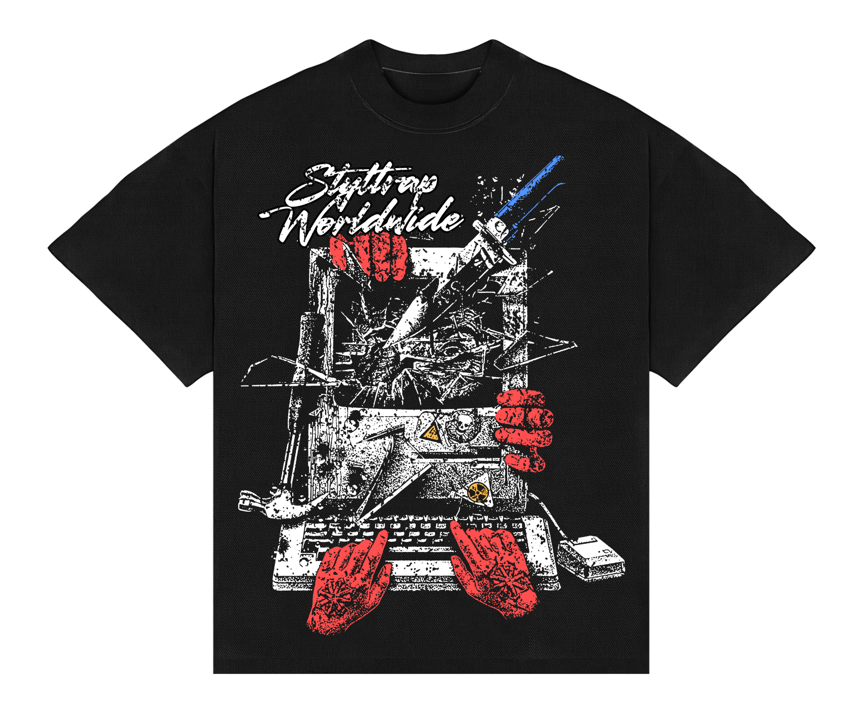 BOXY T-Shirt - SOCIAL MEDIA KILLED PEOPLE