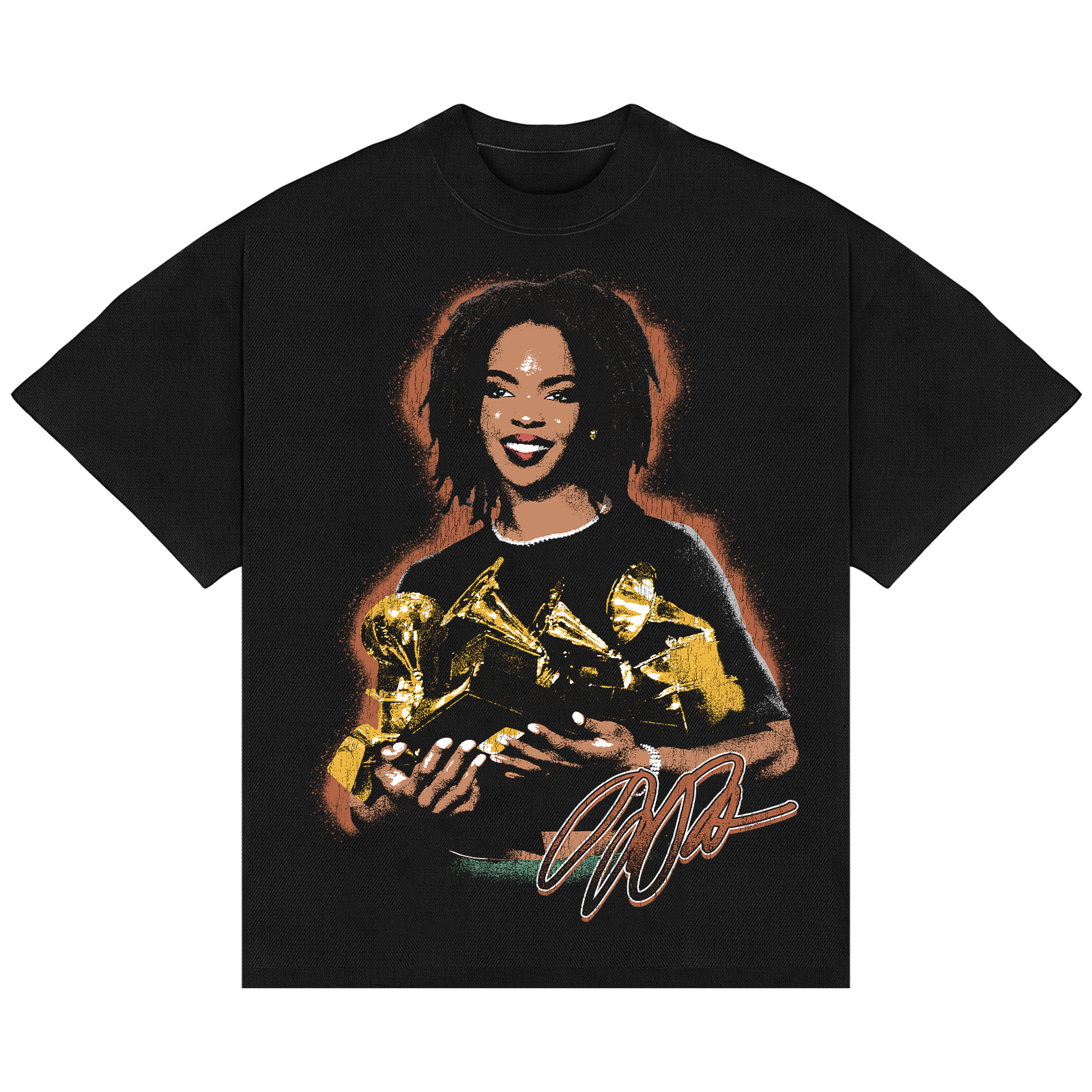 Camiseta Boxy Lauryn Hill “Grammy” – STYLTRAP