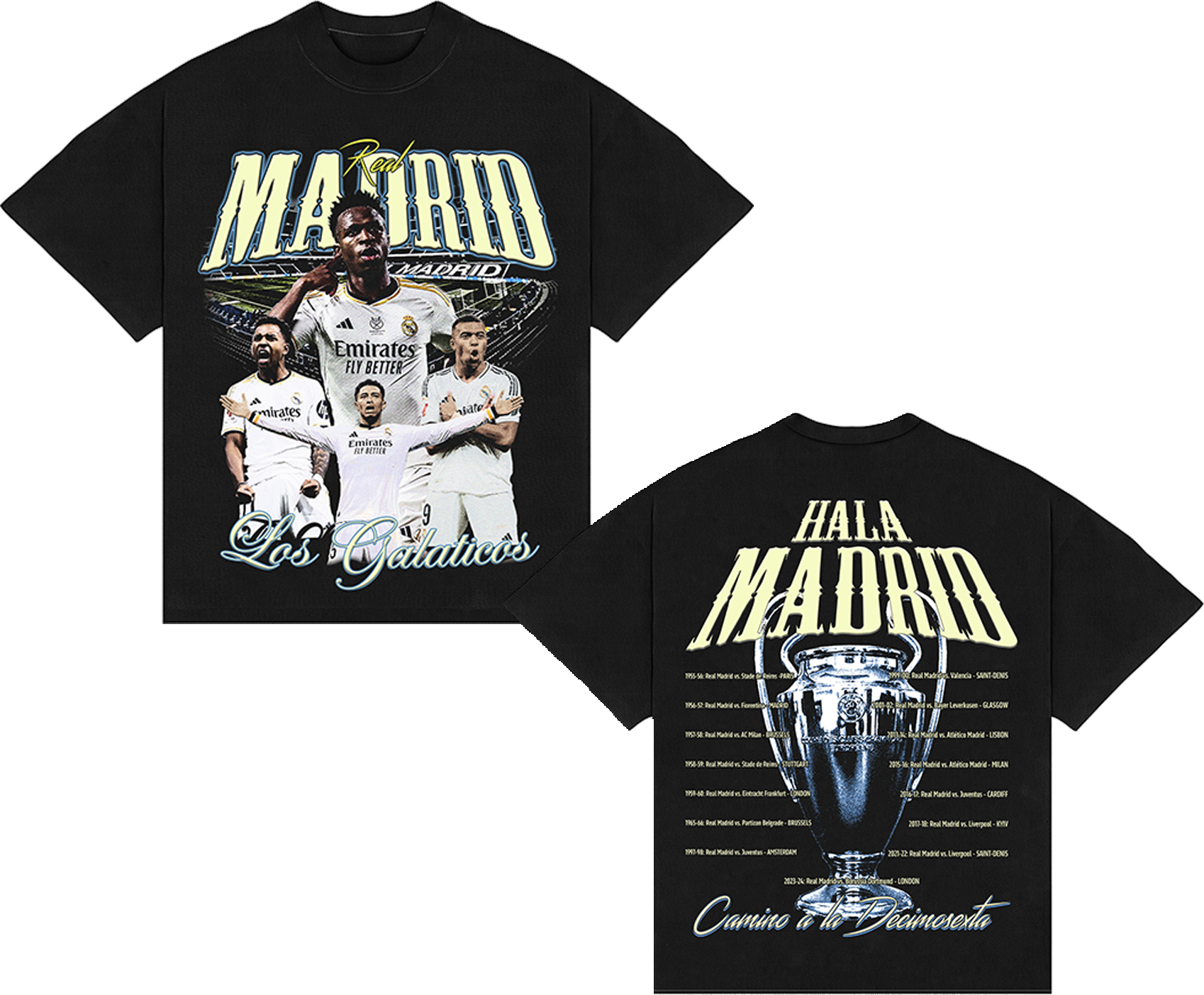 Camiseta Boxy Real Madrid "Hala Madrid"