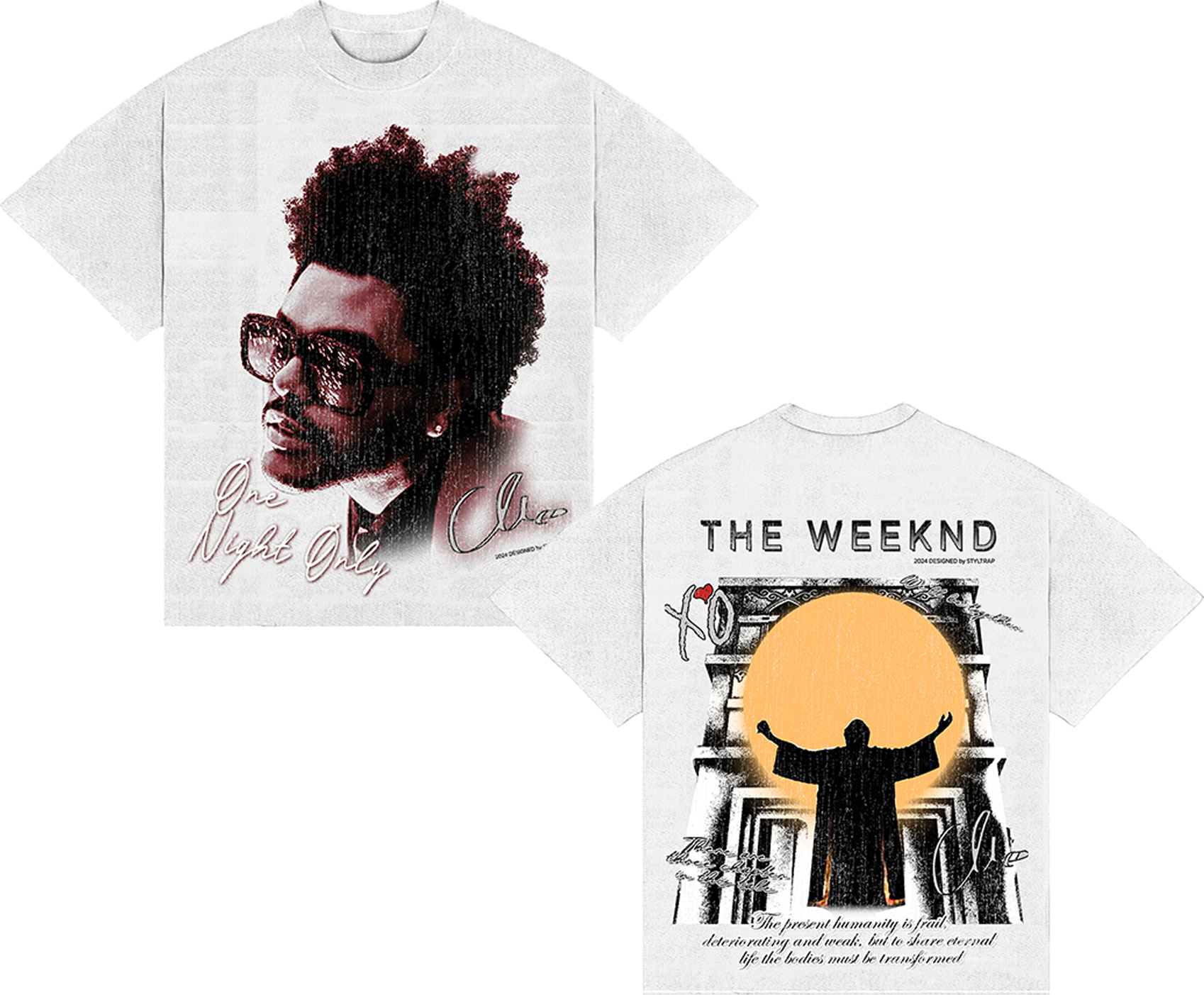 Camiseta Boxy The Weekend