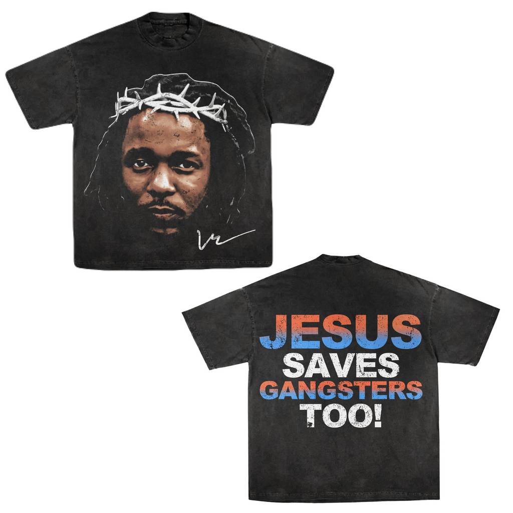 Kendrick Lamar “JESUS SAVE GANGSTERS TOO” T-Shirt
