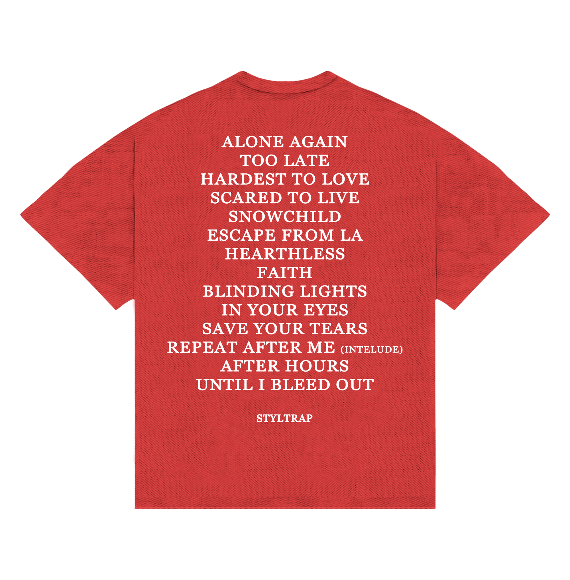 Camiseta the Weeknd “BIG FACE” Boxy