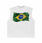 Camiseta BRASIL BAND “REGATA MACHÃO BOXY”
