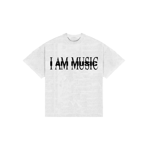 Camiseta " I AM MUSIC " BOXY