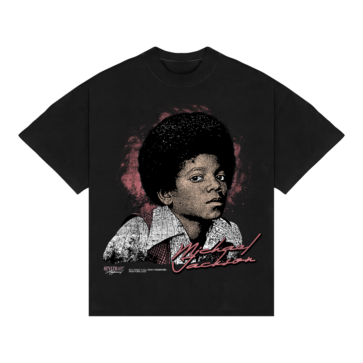 Camiseta Boxy Michael Jackson "Young"