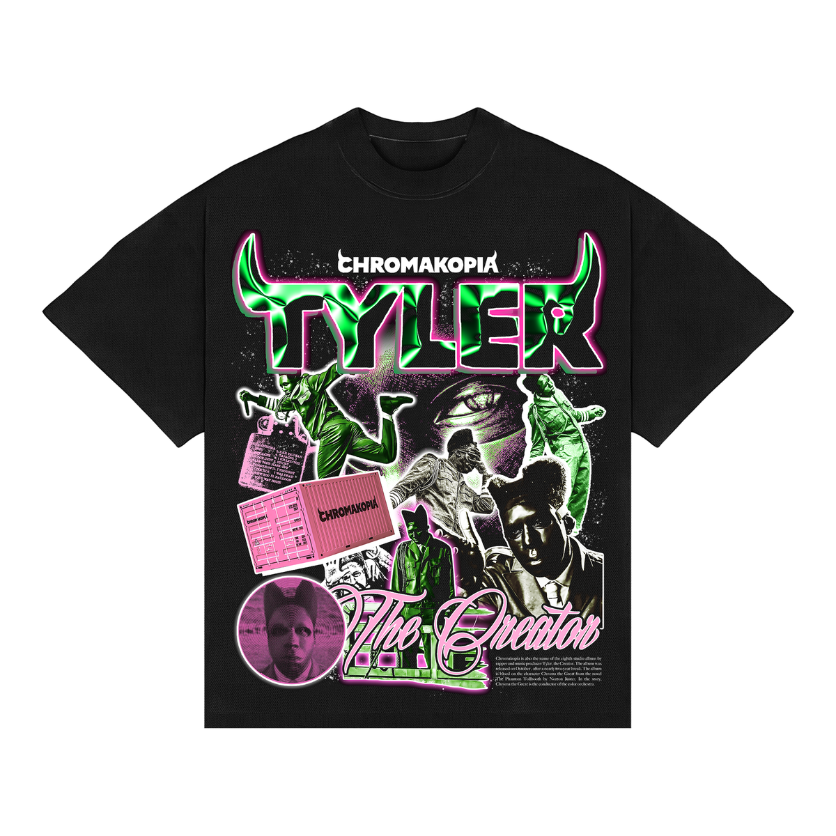Camiseta Boxy Tyler the Creator "Chromakopia"