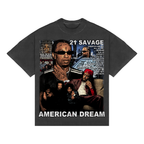 Camiseta Boxy 21 Savage