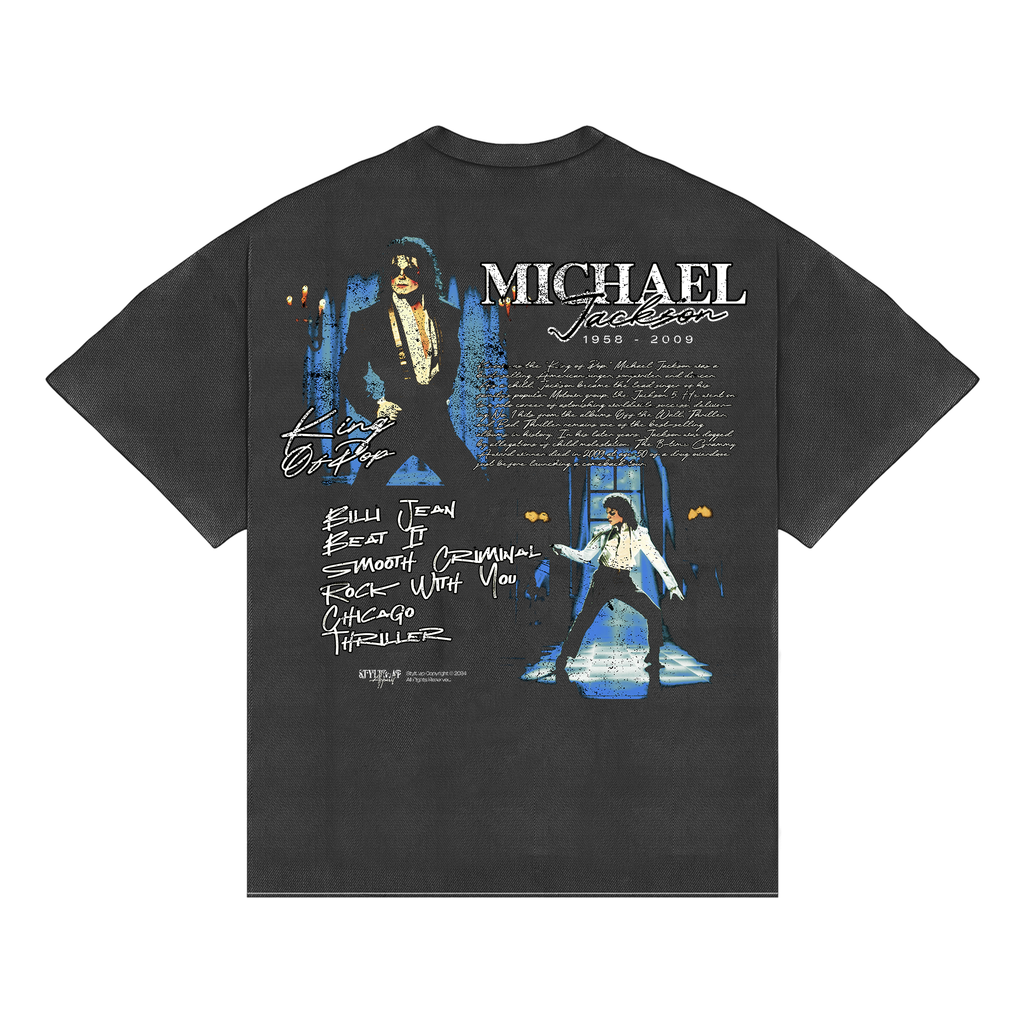 Michael Jackson "King of Pop" Boxy T-Shirt 