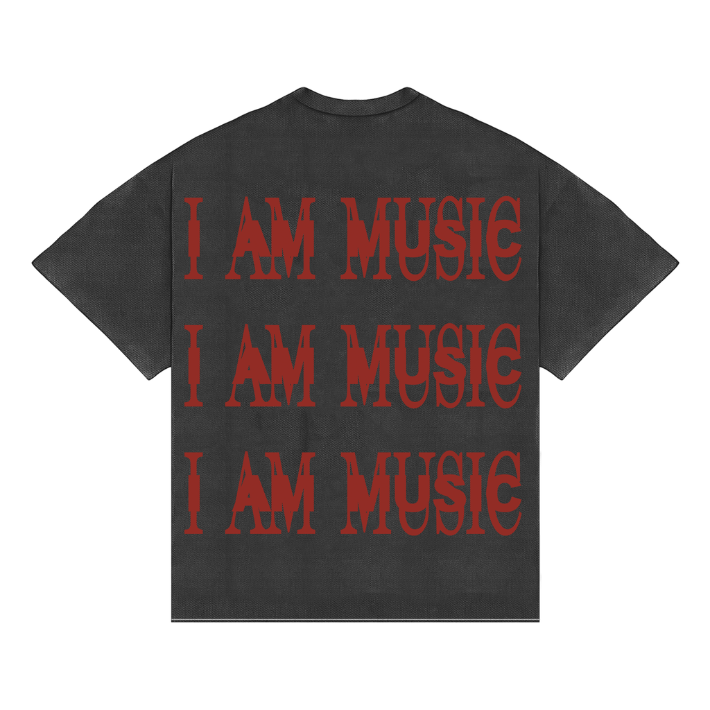 Boxy Playboi Carti "I AM MUSIC" T-Shirt 