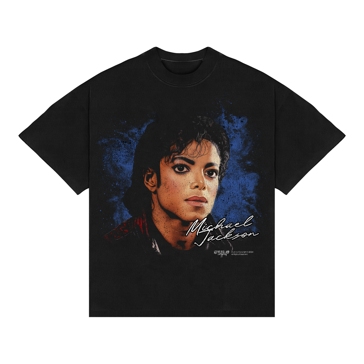 Camiseta Boxy Michael Jackson "King of Pop"