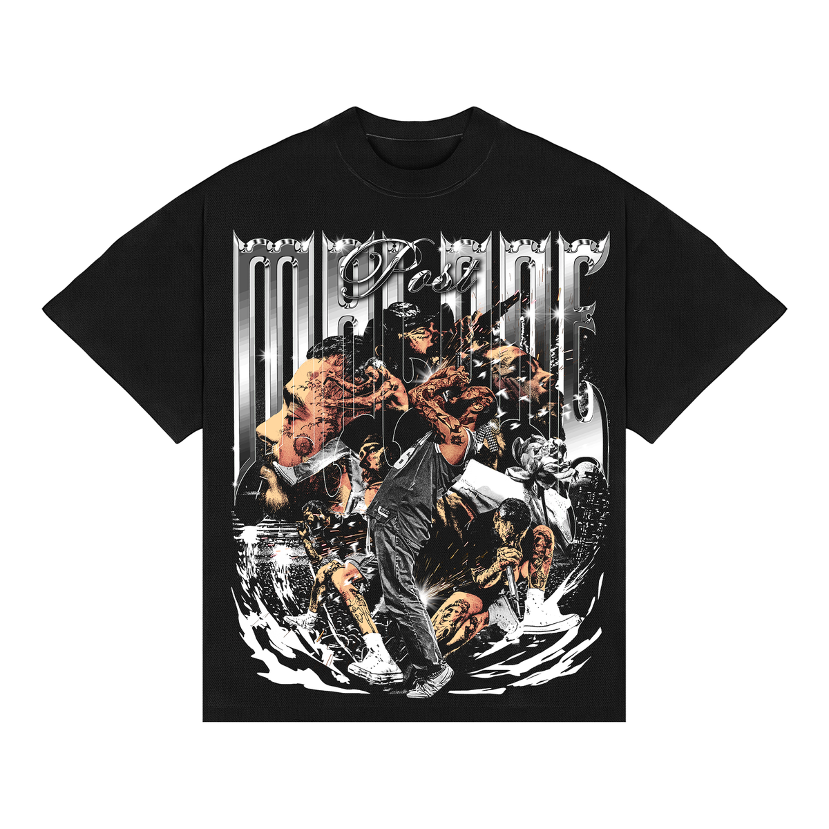 Camiseta Boxy Post Malone