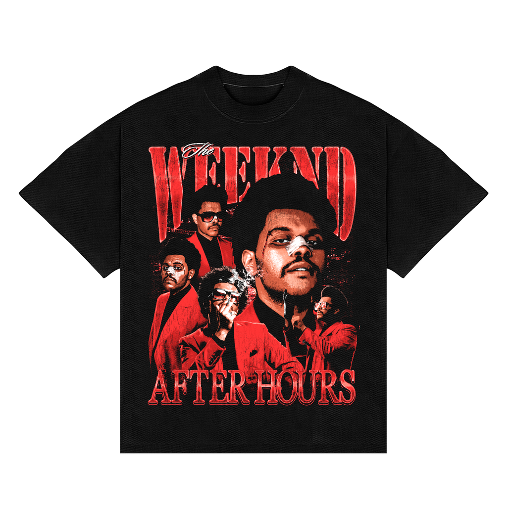 Camiseta The Weeknd “AFTER HOURS” BOXY