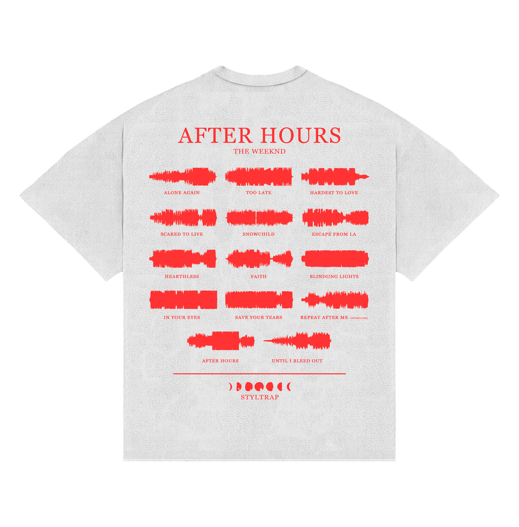 Camiseta The Weeknd “AFTER HOURS” BOXY