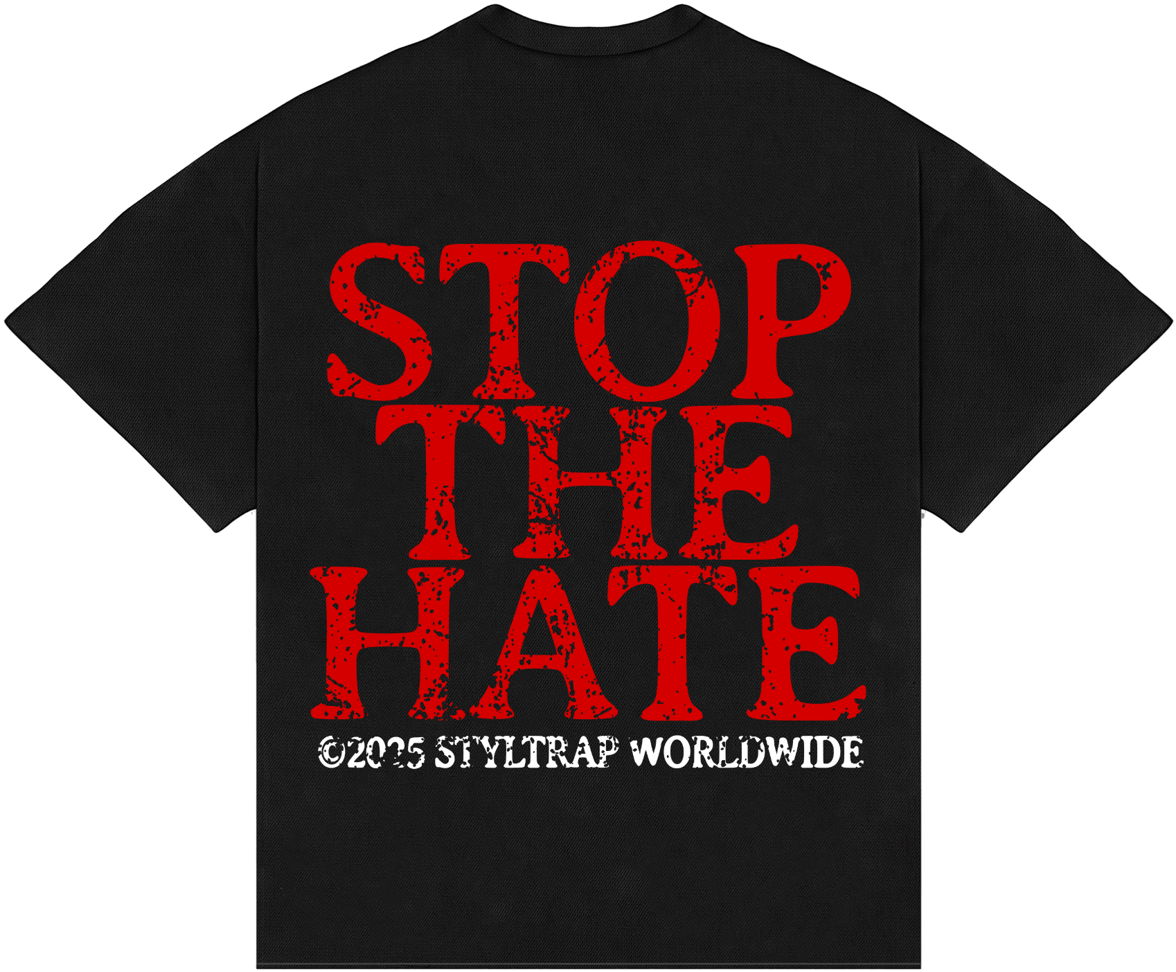 Camiseta Oversized - STOP THE HATE