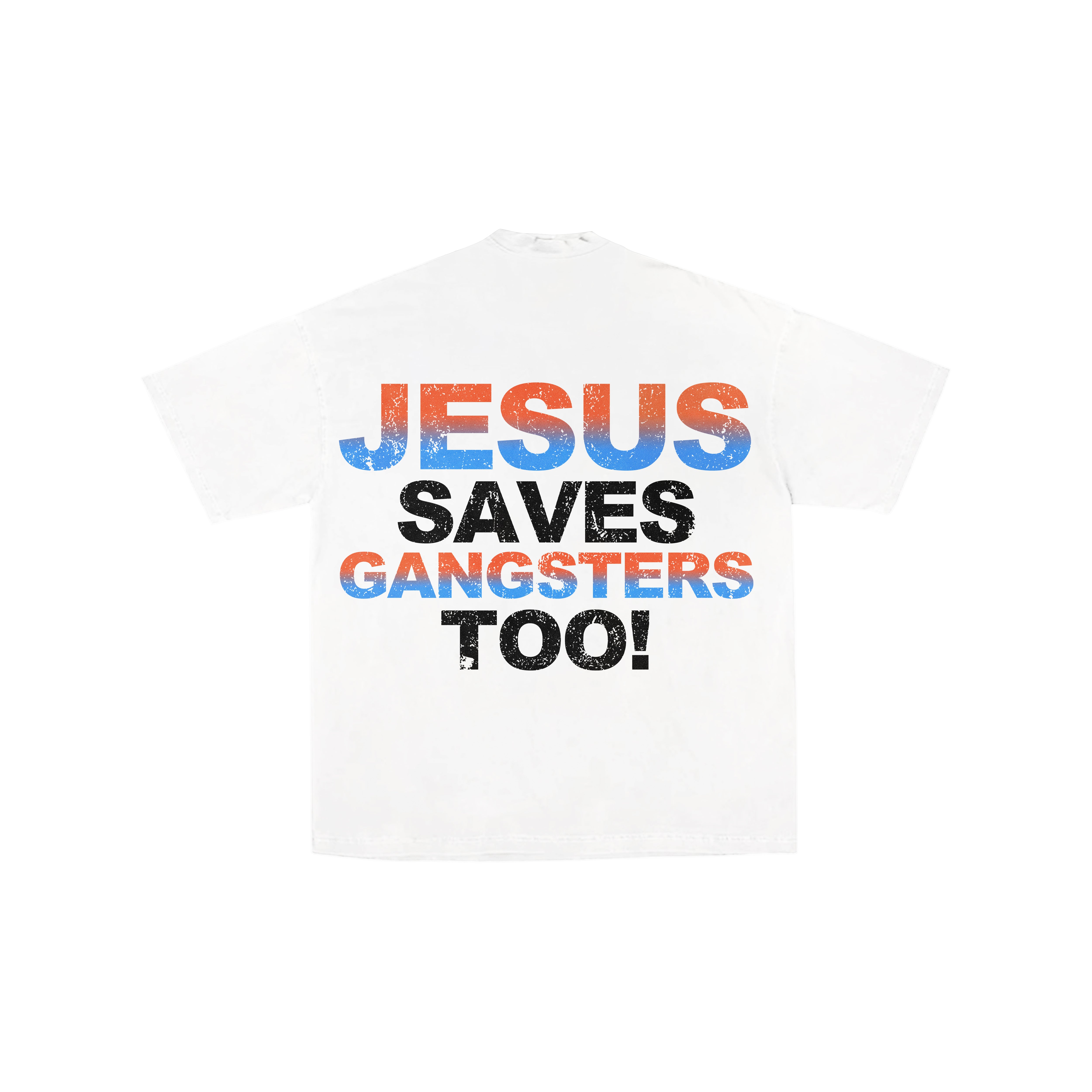 Camiseta Kendrick Lamar “JESUS SAVE GANGSTERS TOO” – STYLTRAP