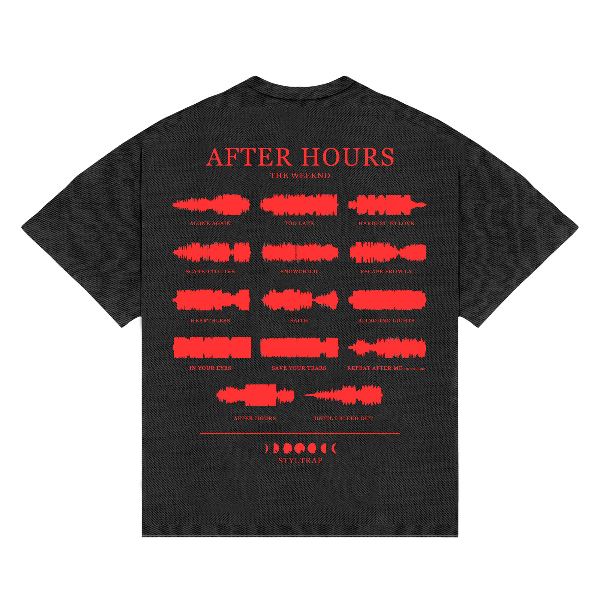 Camiseta The Weeknd “AFTER HOURS” BOXY