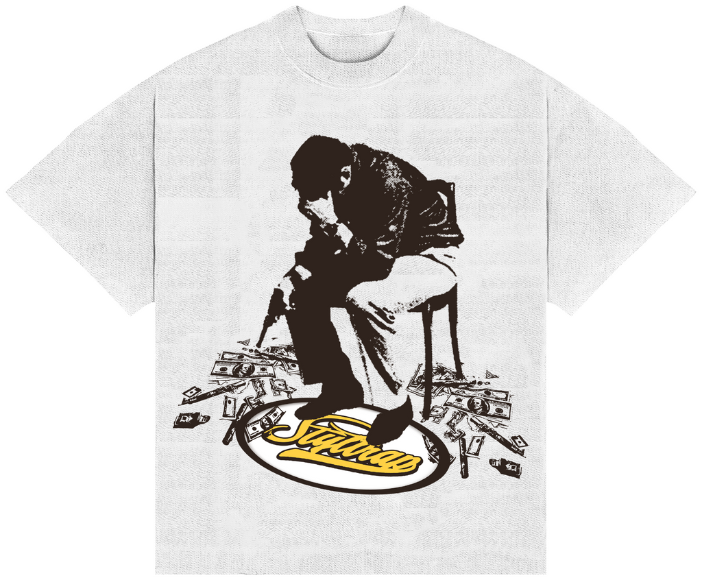 CAMISETA BOXY - LESS HATE, MORE MONEY