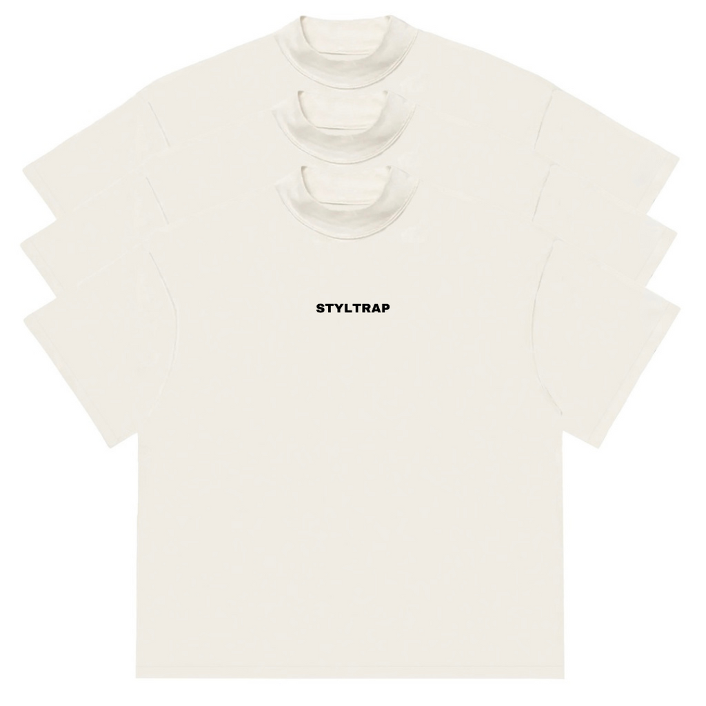 KIT WITH 3 OVERSIZED PLAIN SHIRTS