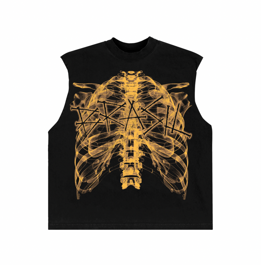 Camiseta BRASIL SKELETON “REGATA MACHÃO BOXY”