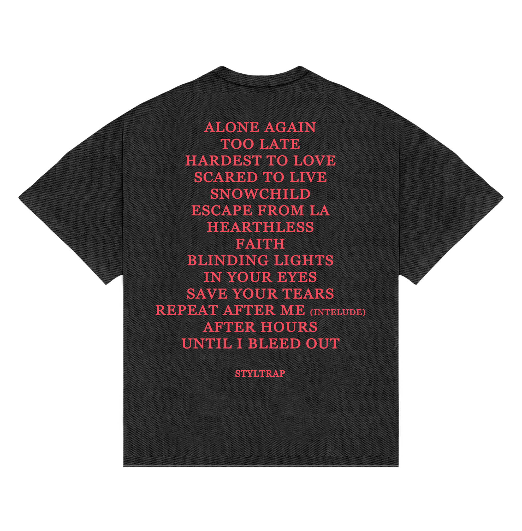 Camiseta the Weeknd “BIG FACE” Boxy