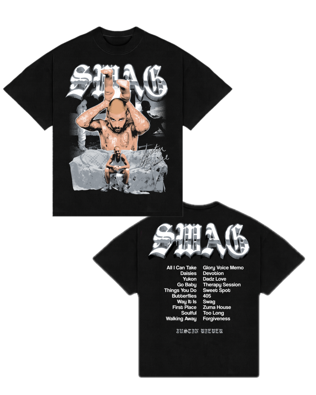 Justin Bieber “Swag” Boxy T-Shirt 