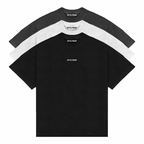 KIT WITH 3 PLAIN BOXY SHIRTS 