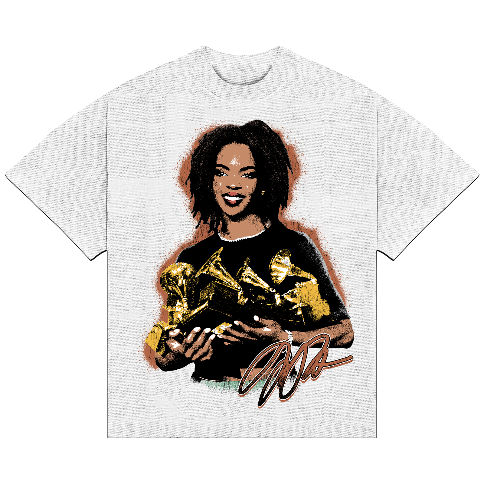 Camiseta Boxy Lauryn Hill “Grammy”