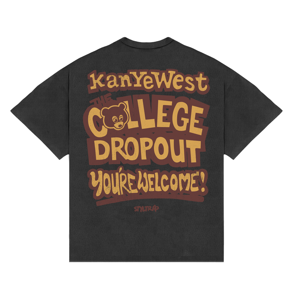 Camiseta BOXY Kanye west “college”