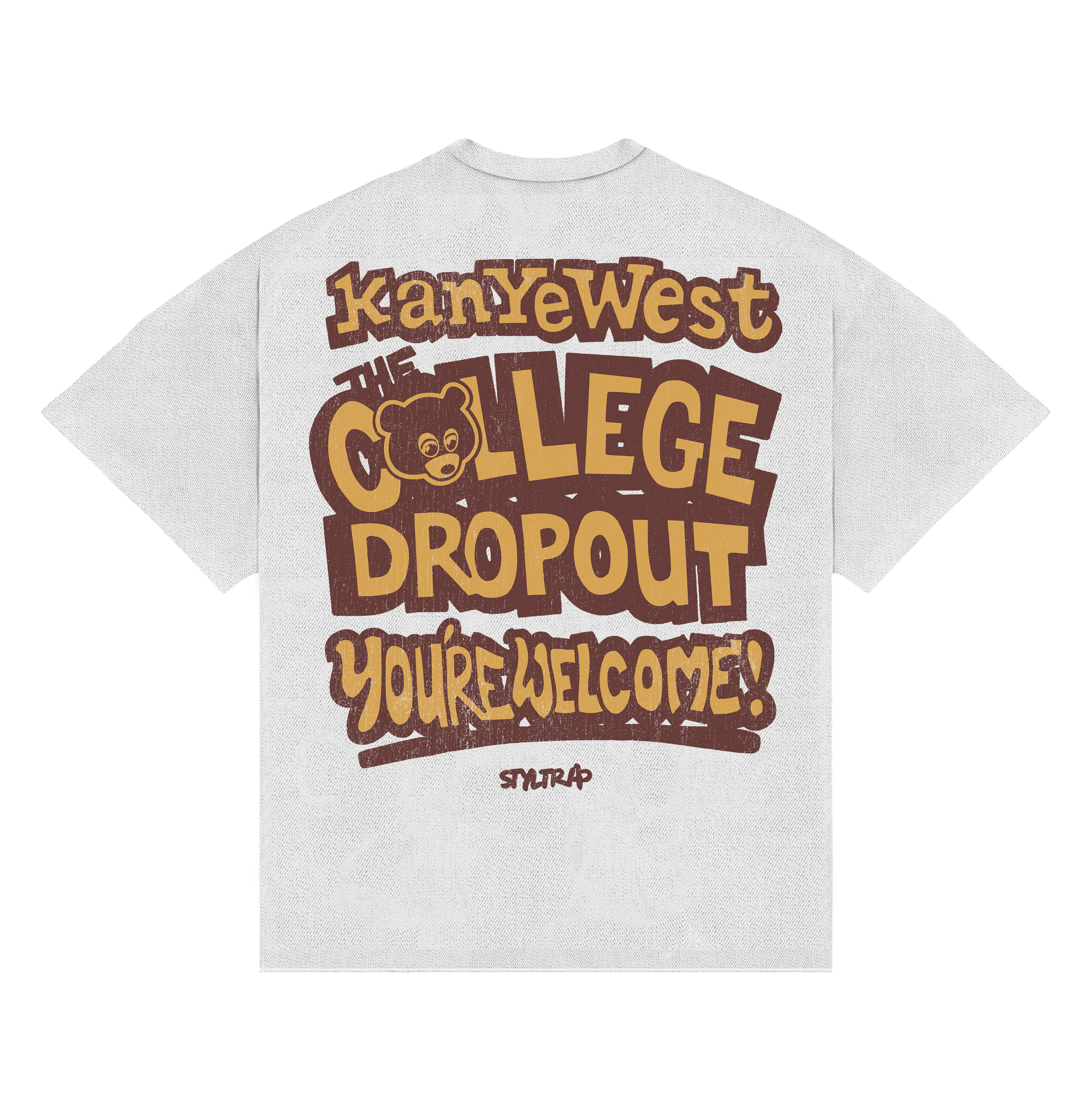 Camiseta BOXY Kanye west “college”