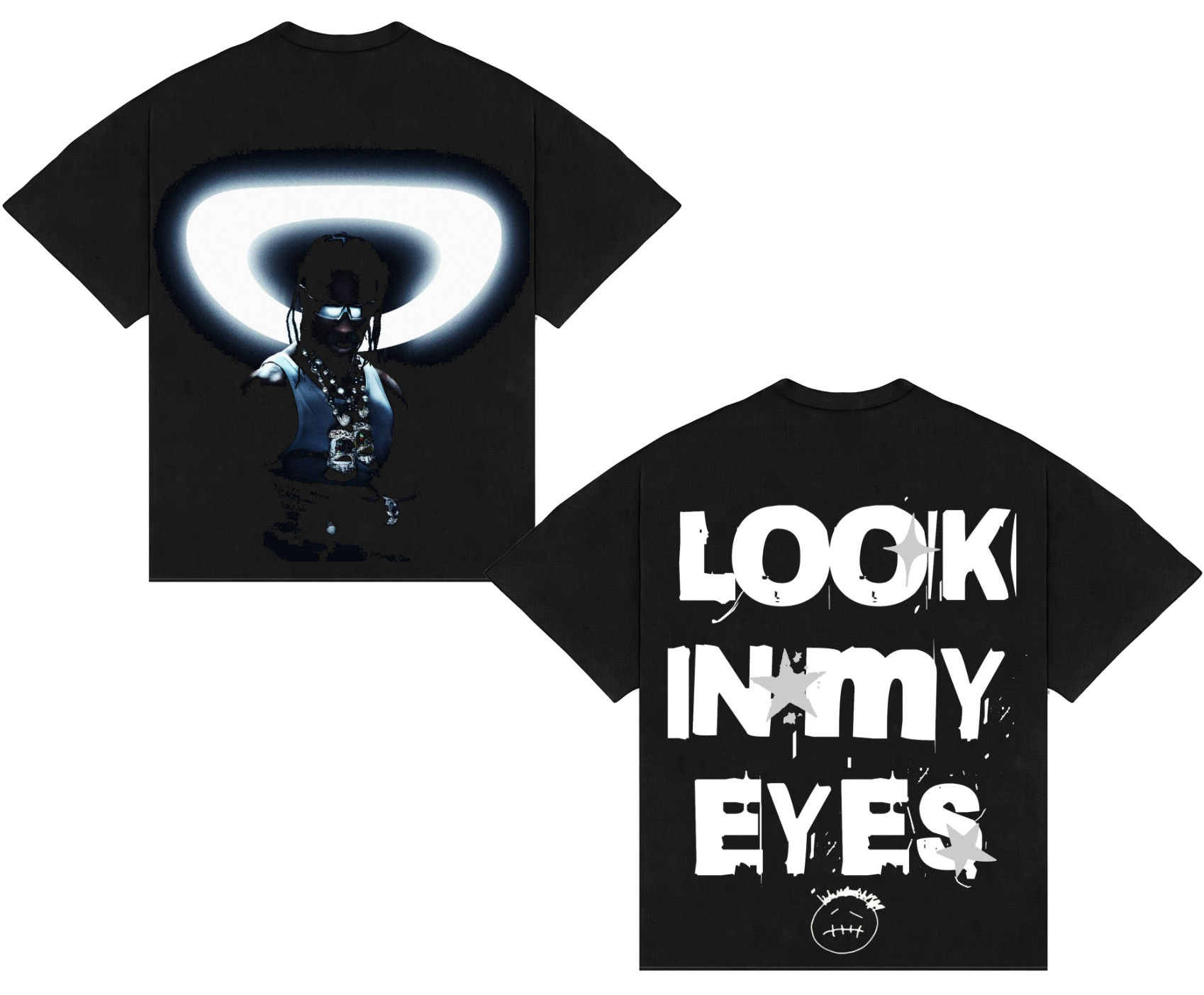 Boxy Travis Scott “Look In My Eyes” T-Shirt