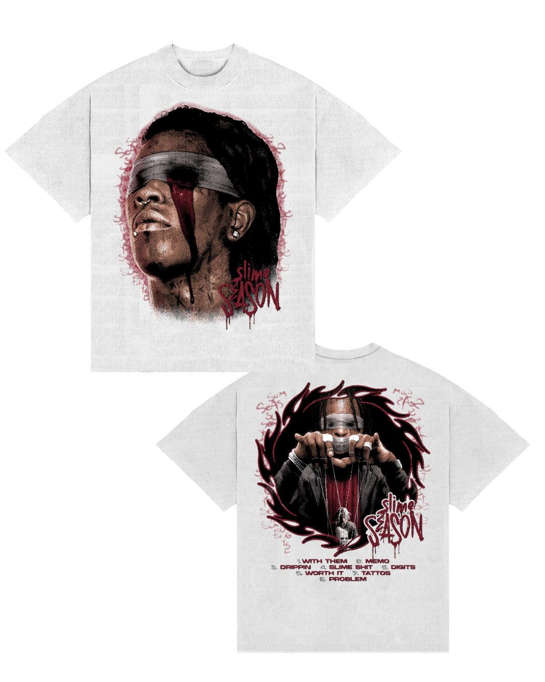 Camiseta Boxy - Young Thug “SLIME”