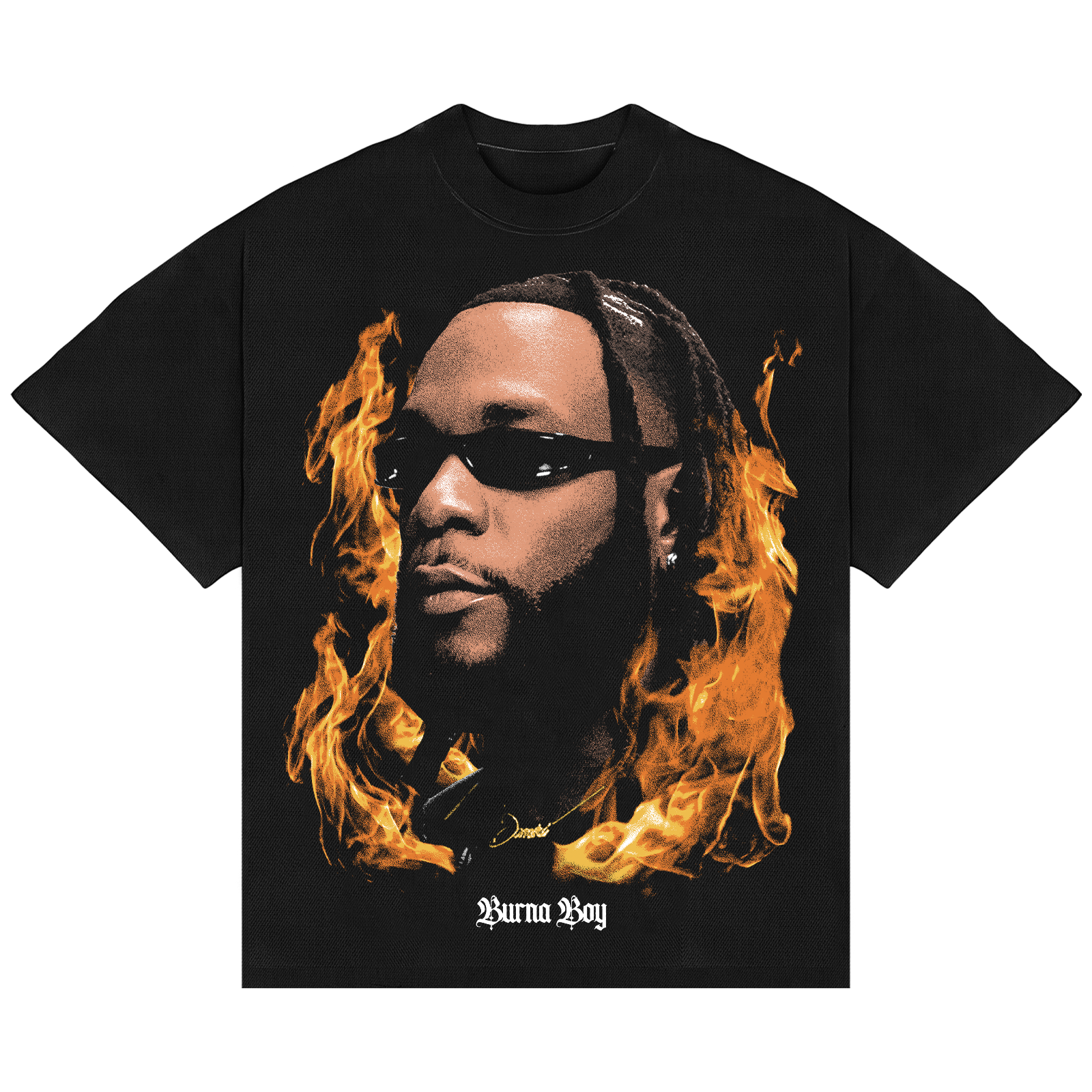Camiseta Boxy Burna Boy