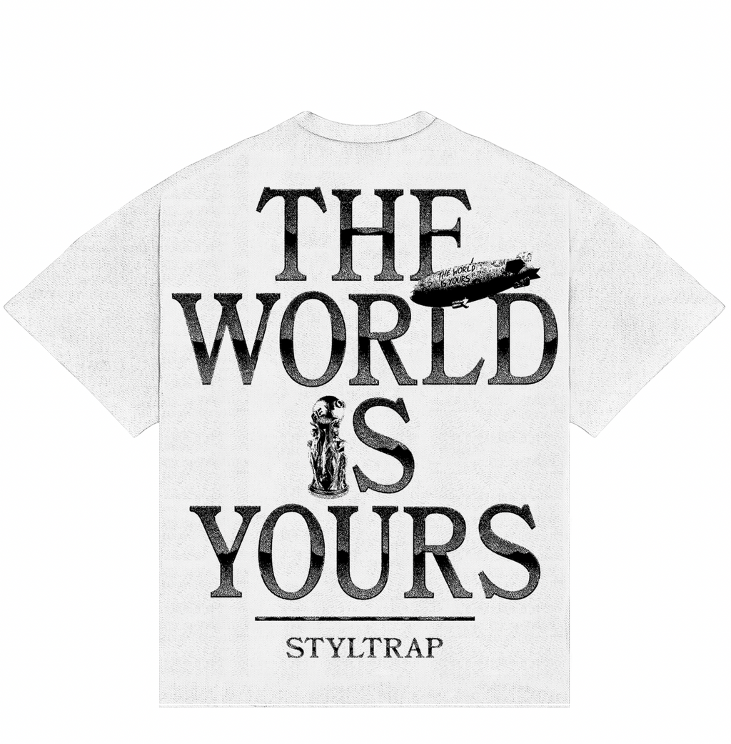 "THE WORLD IS YOURS" BOXY T-shirt