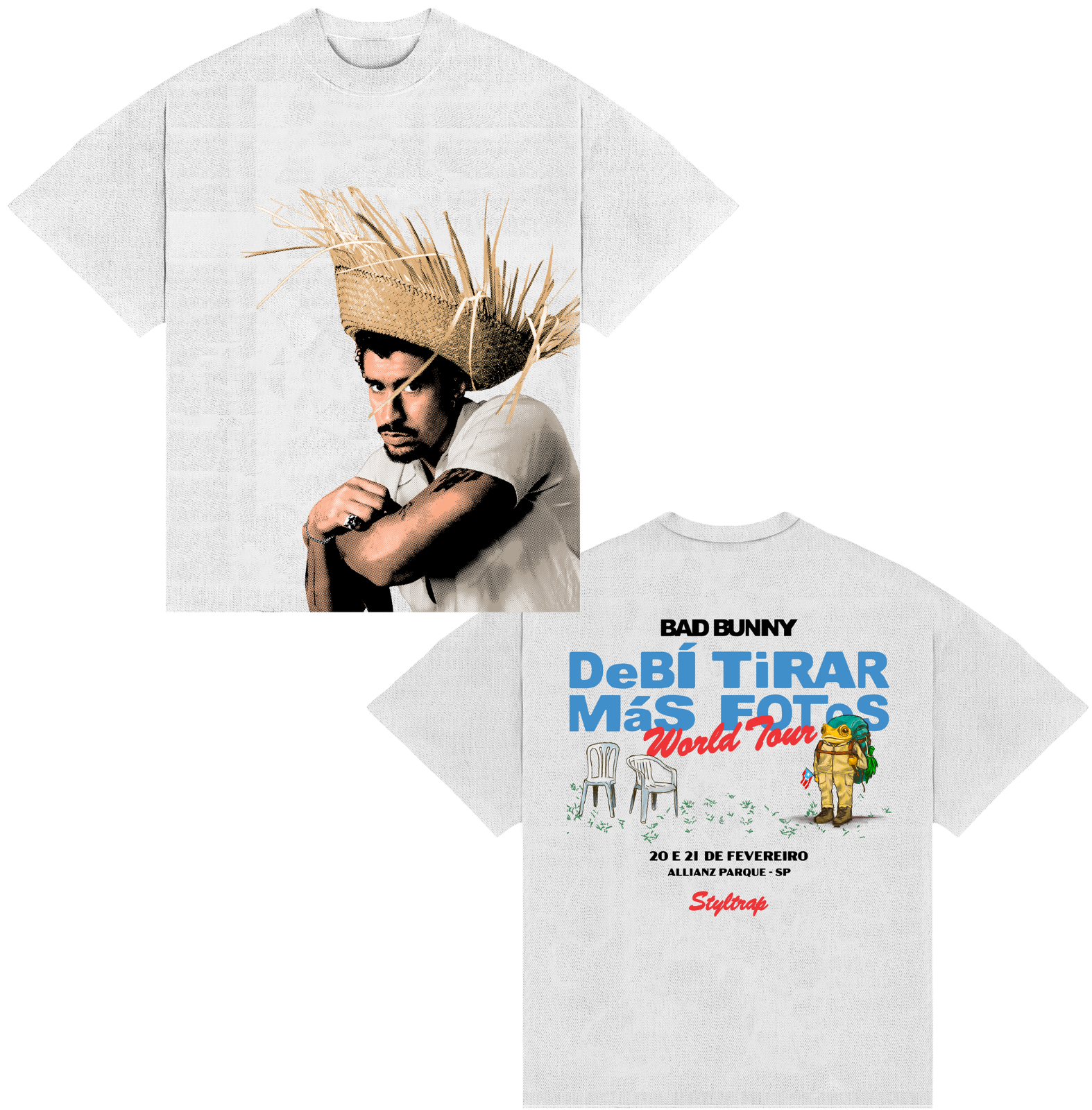 Camiseta BAD BUNNY “DeBÍ TiRAR MáS FOToS” BOXY