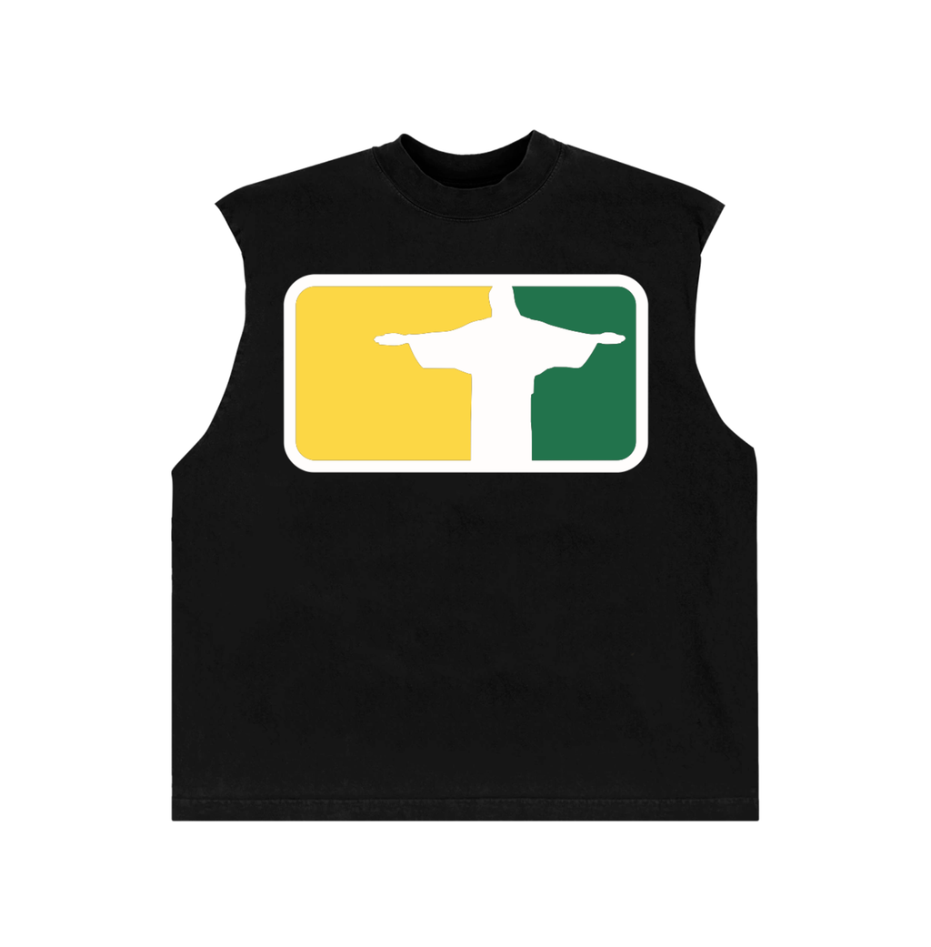 Camiseta BRASIL BAND “REGATA MACHÃO BOXY”