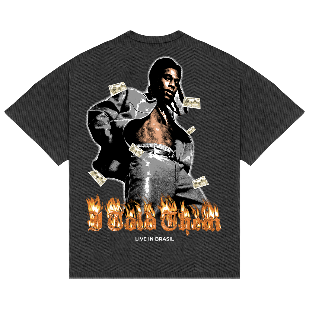 Camiseta Boxy Burna Boy