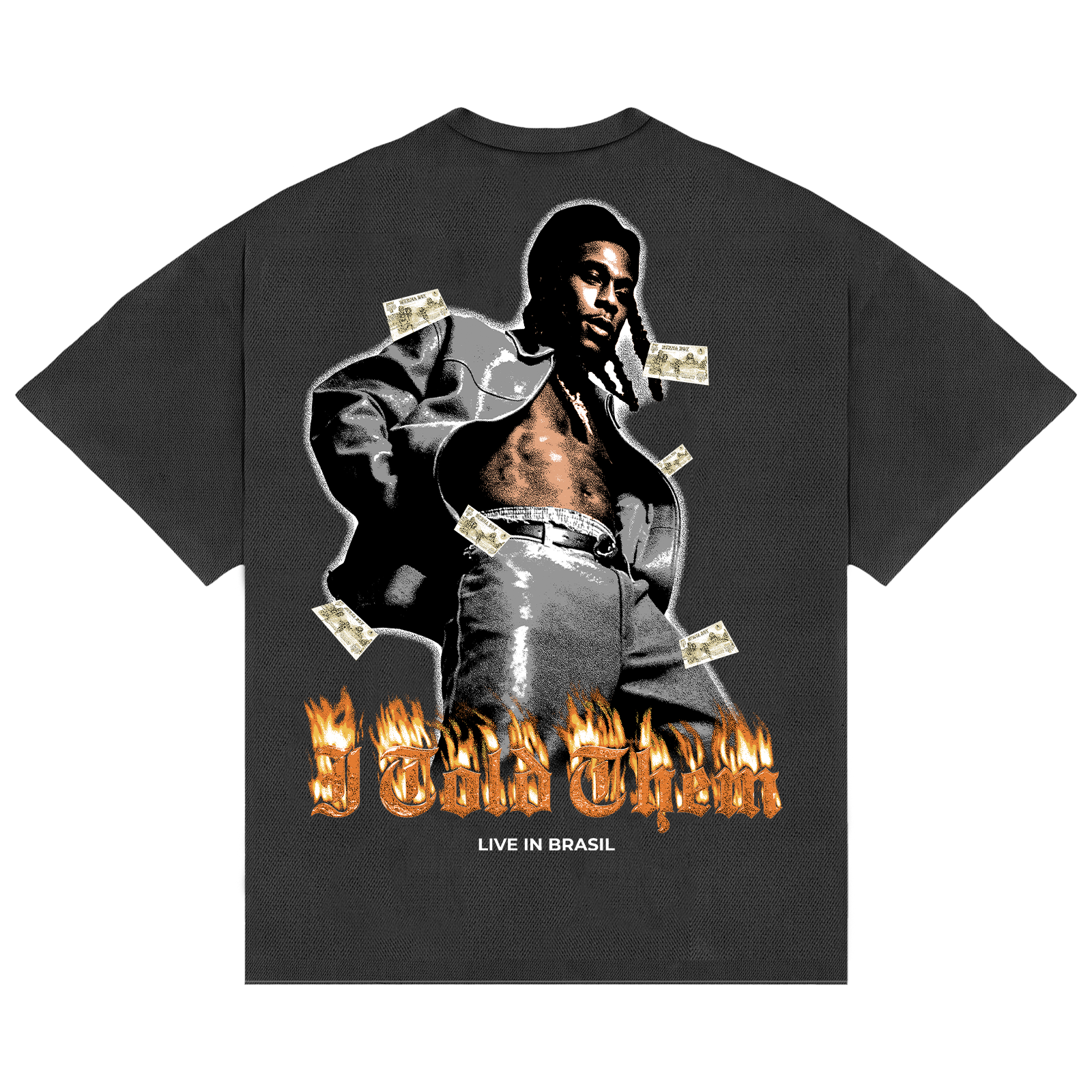 Camiseta Boxy Burna Boy