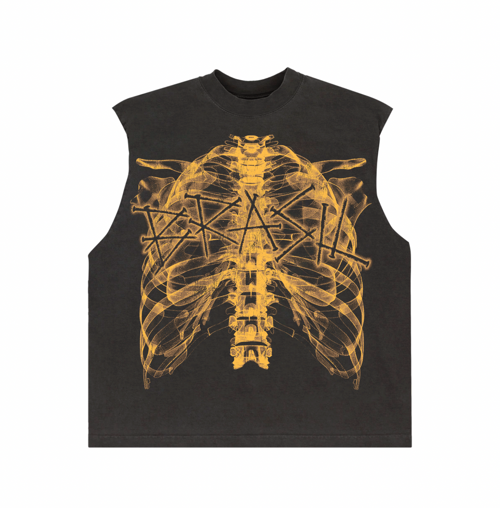 Camiseta BRASIL SKELETON “REGATA MACHÃO BOXY”