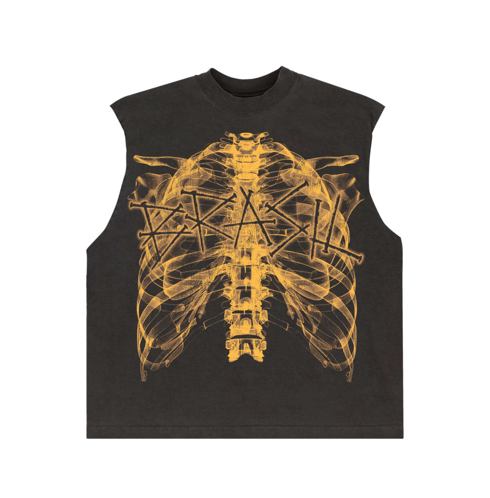 Camiseta BRASIL SKELETON “REGATA MACHÃO BOXY”
