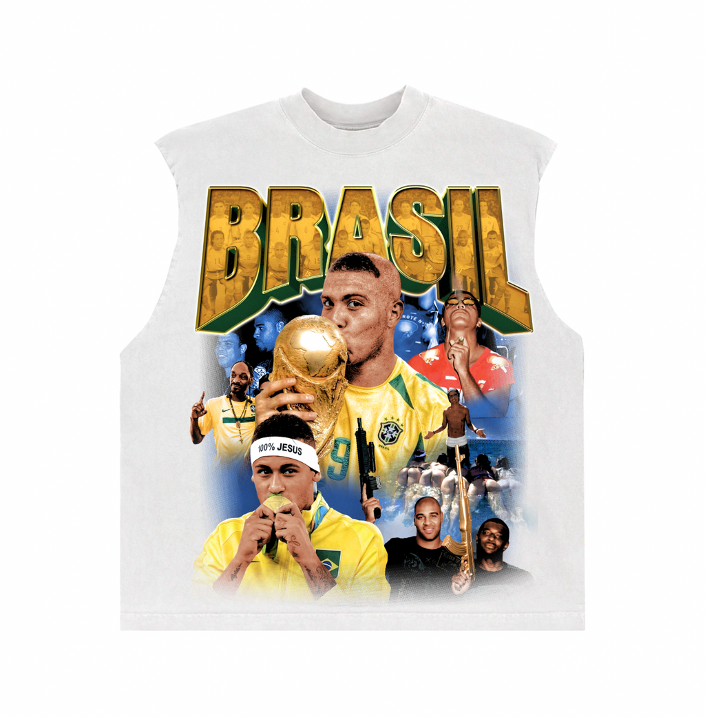 Camiseta BRASIL “REGATA MACHÃO BOXY”
