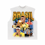 Camiseta BRASIL “REGATA MACHÃO BOXY”