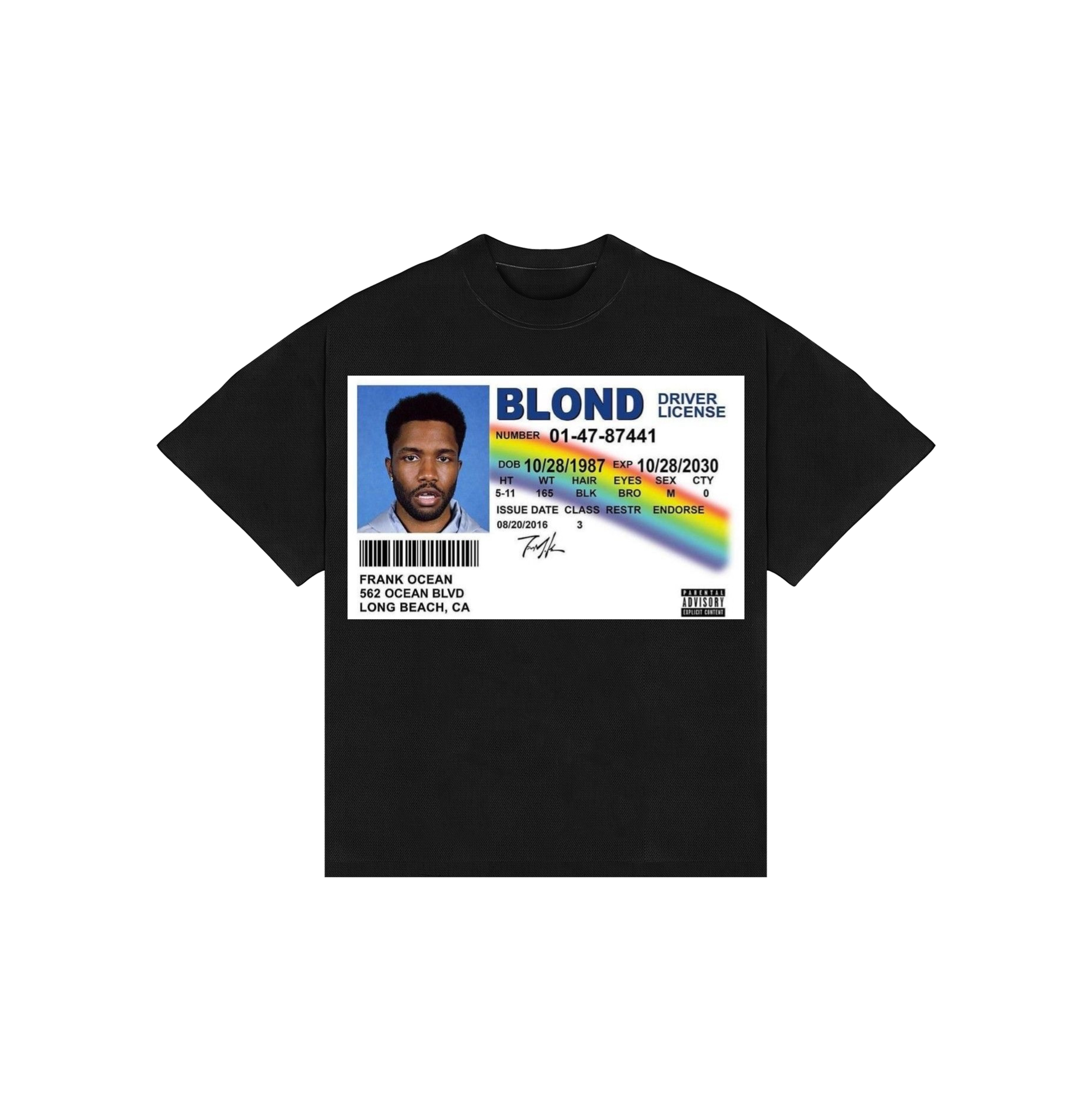 Camiseta FRANK OCEAN ID CARD “BOXY”