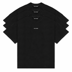 KIT WITH 3 PLAIN BOXY SHIRTS 