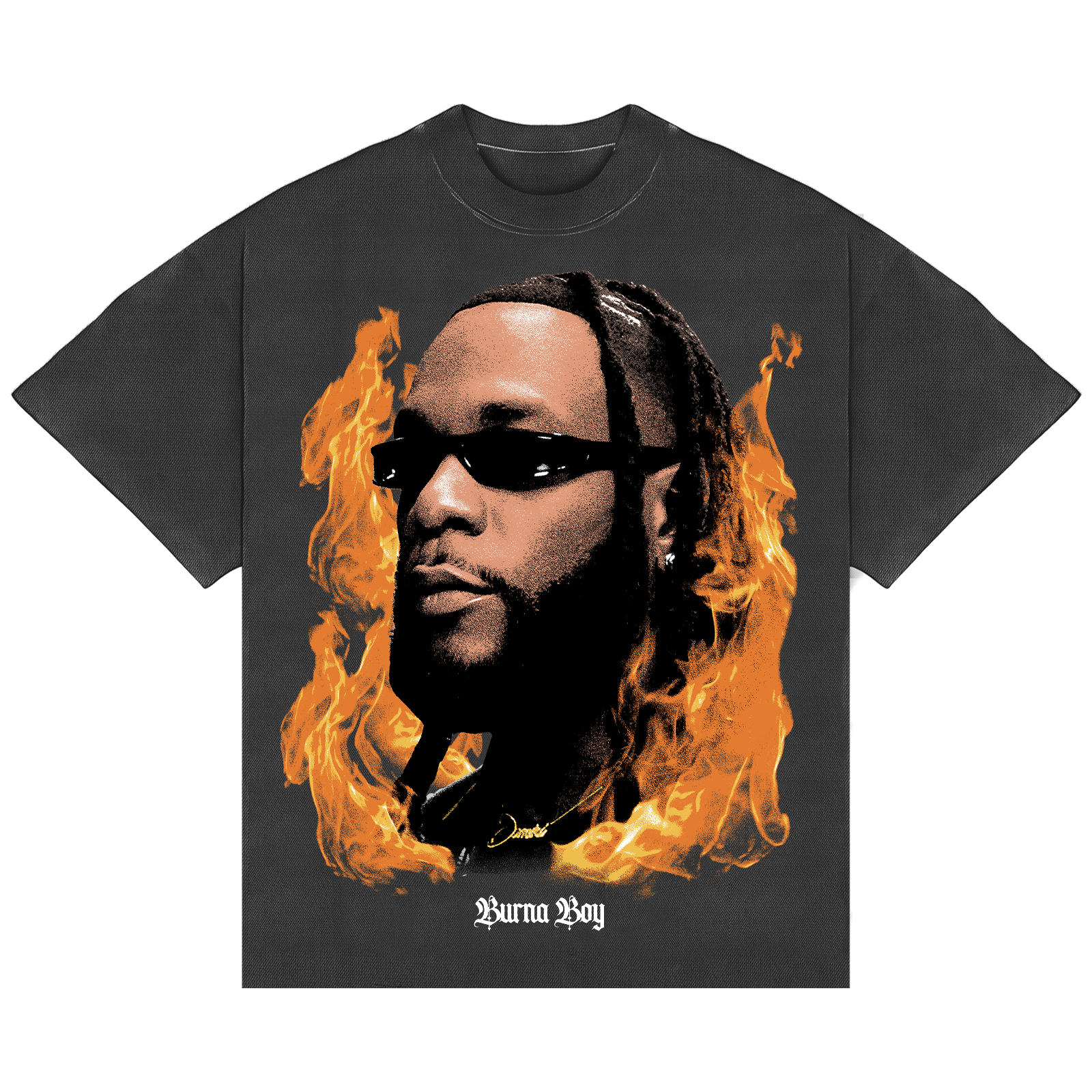Camiseta Boxy Burna Boy