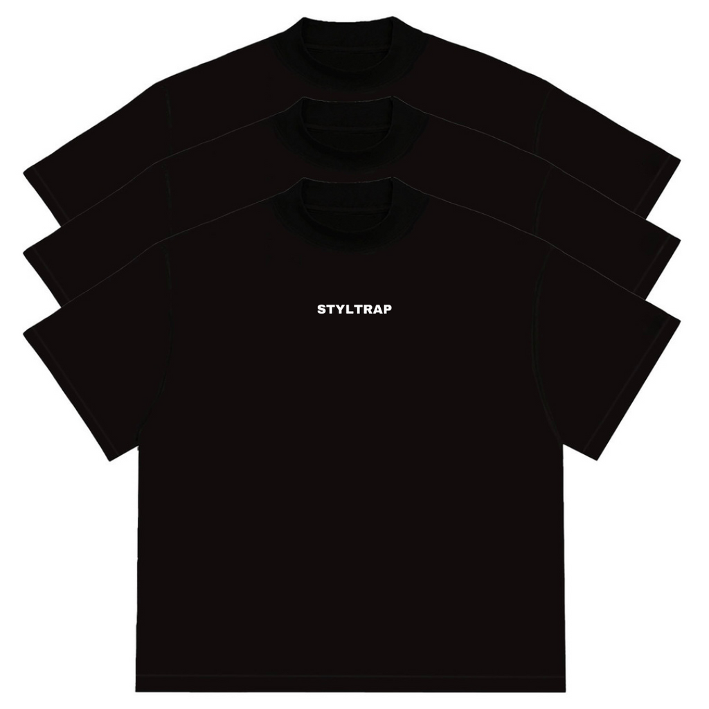 KIT WITH 3 OVERSIZED PLAIN SHIRTS