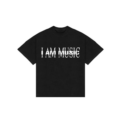 Camiseta " I AM MUSIC " BOXY