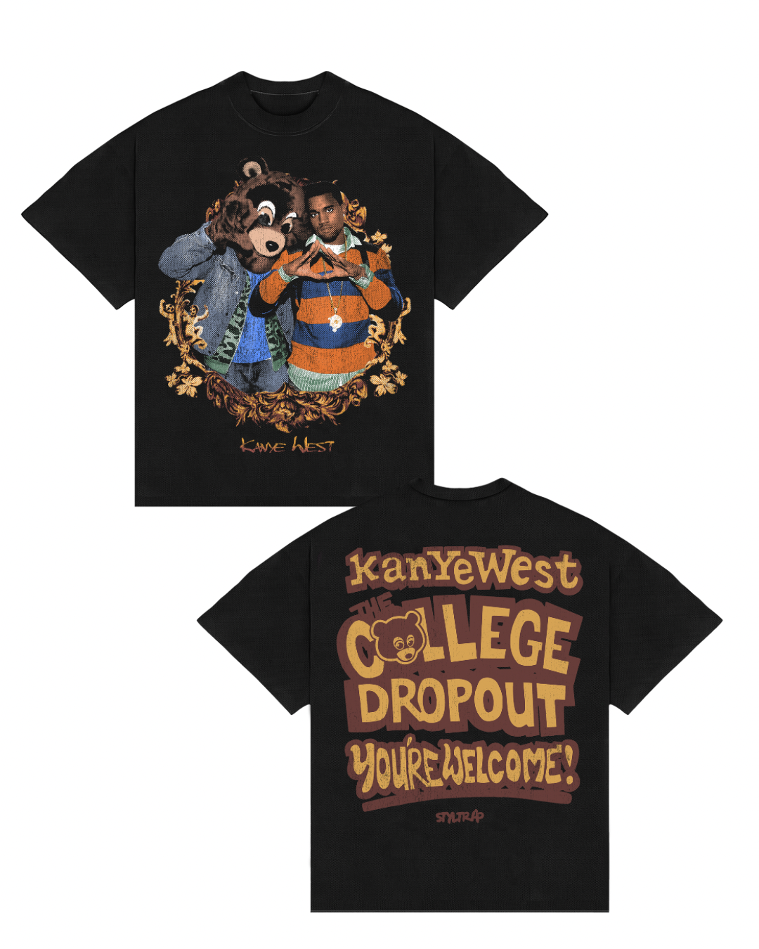 Camiseta BOXY Kanye west “college”